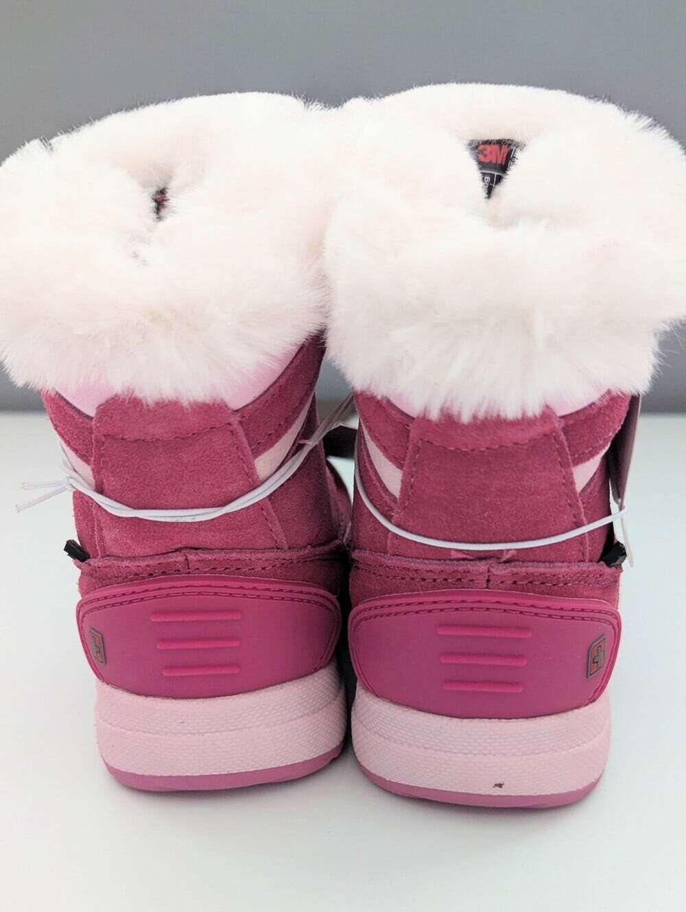 NWT Swiss Tech Girls' (Sz 10) Suede Waterproof Winter Snow Boots w/Faux Fur Cuff - Picture 4 of 16